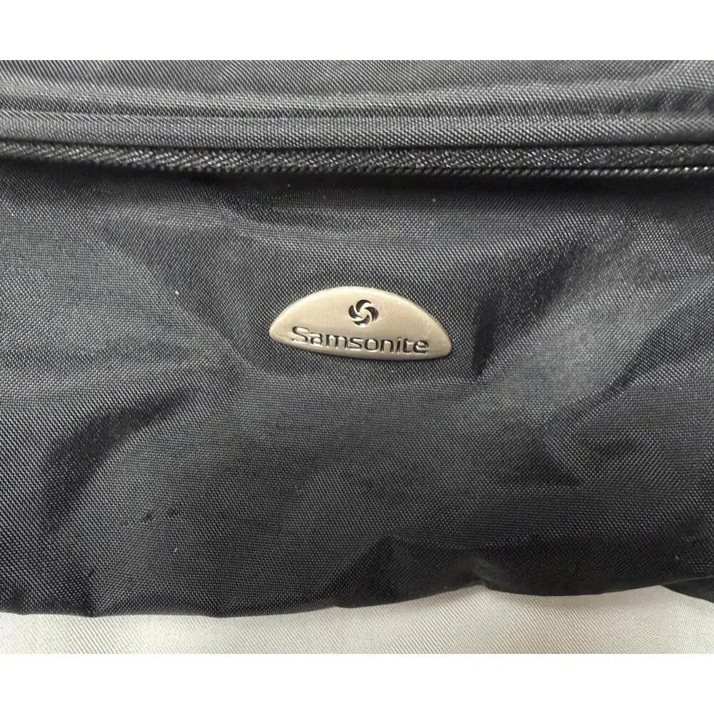 Samsonite Black Travel Toiletry Bag Hanging Organizer Makeup Storage‎ Black